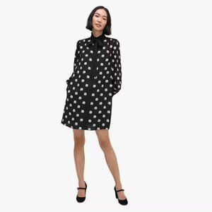 kate spade cat dot shirtdress